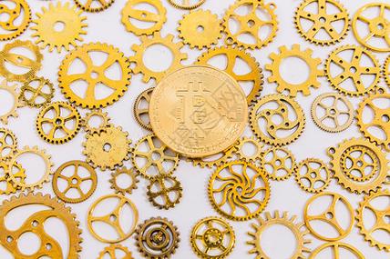 Bitcoin logo superimposed on energy consumption graph symbolizing mining profitability